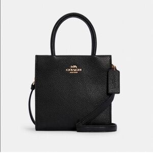Coach Mini Calley Crossbody Bag in Black